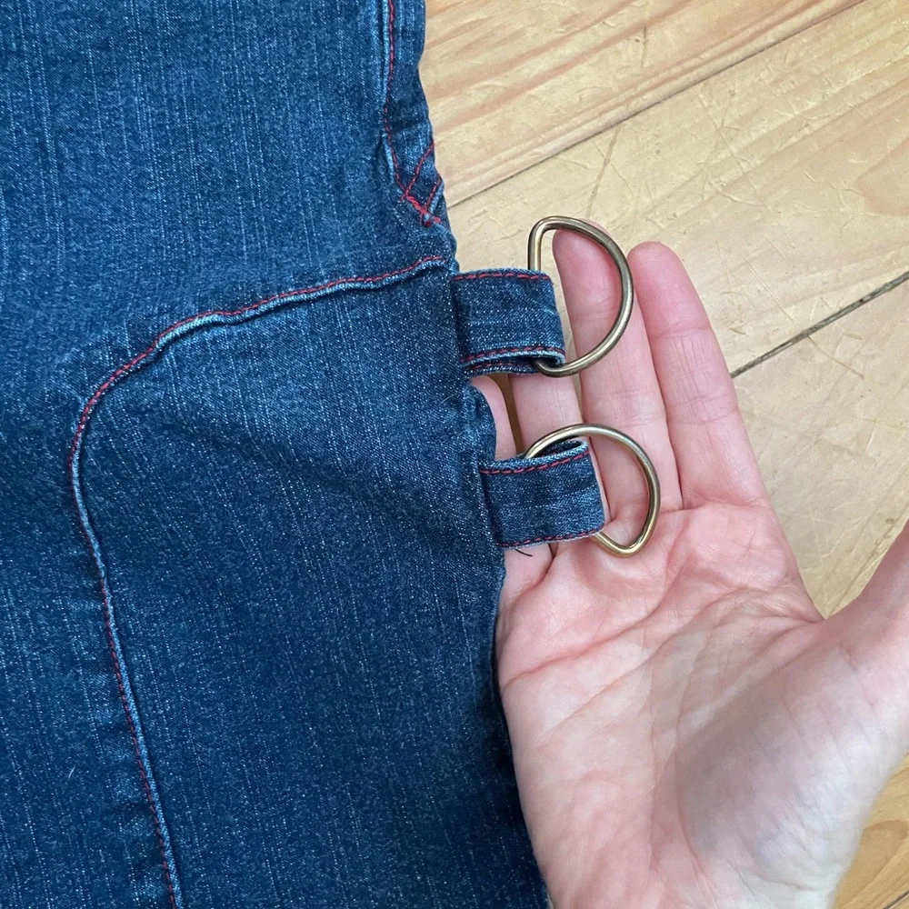 Dark Blue Flare Women's Jeans Vintage Baby Phat - Picture 5 of 7